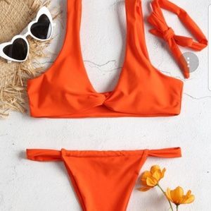 Twist Front Padded Bikini Set